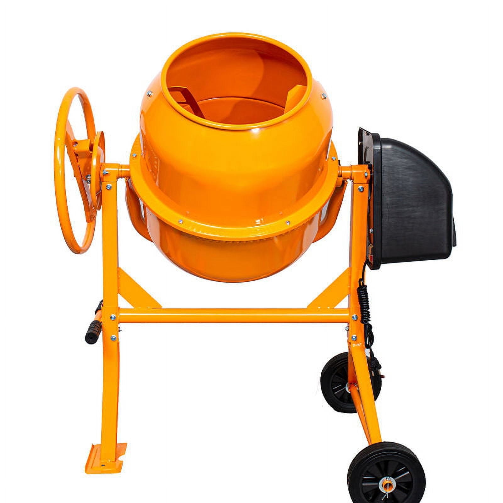 SUGIFT New Upgrades Cement Mixer, Electric Concrete Mixer 5.0 cu ft 2/3 HP