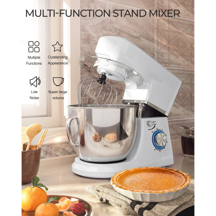 SUGIFT 7.5 Qt Tilt-Head Stand Mixer with Dough Hook