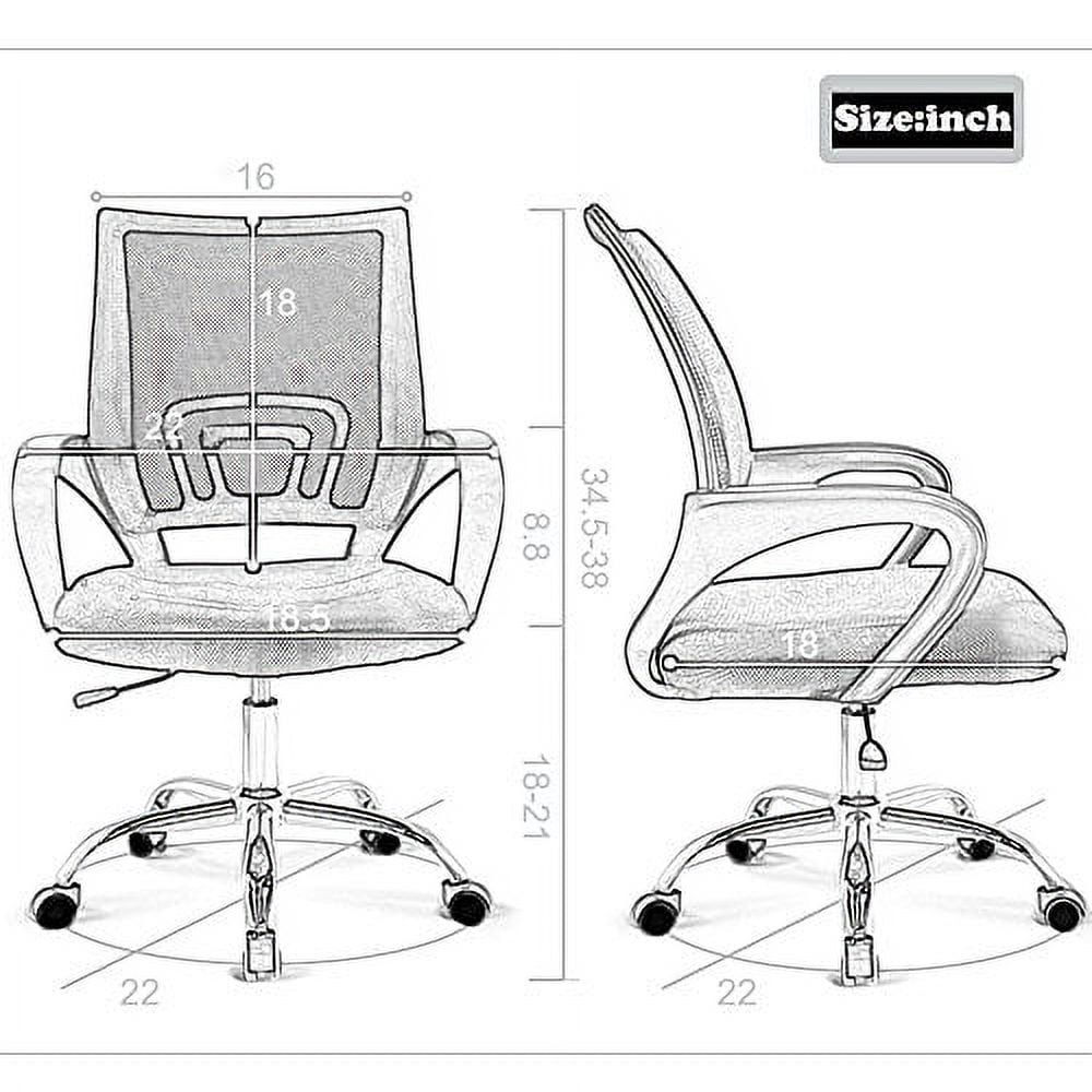 SUGIFT Office Chair, High Back Ergonomic Desk Chair