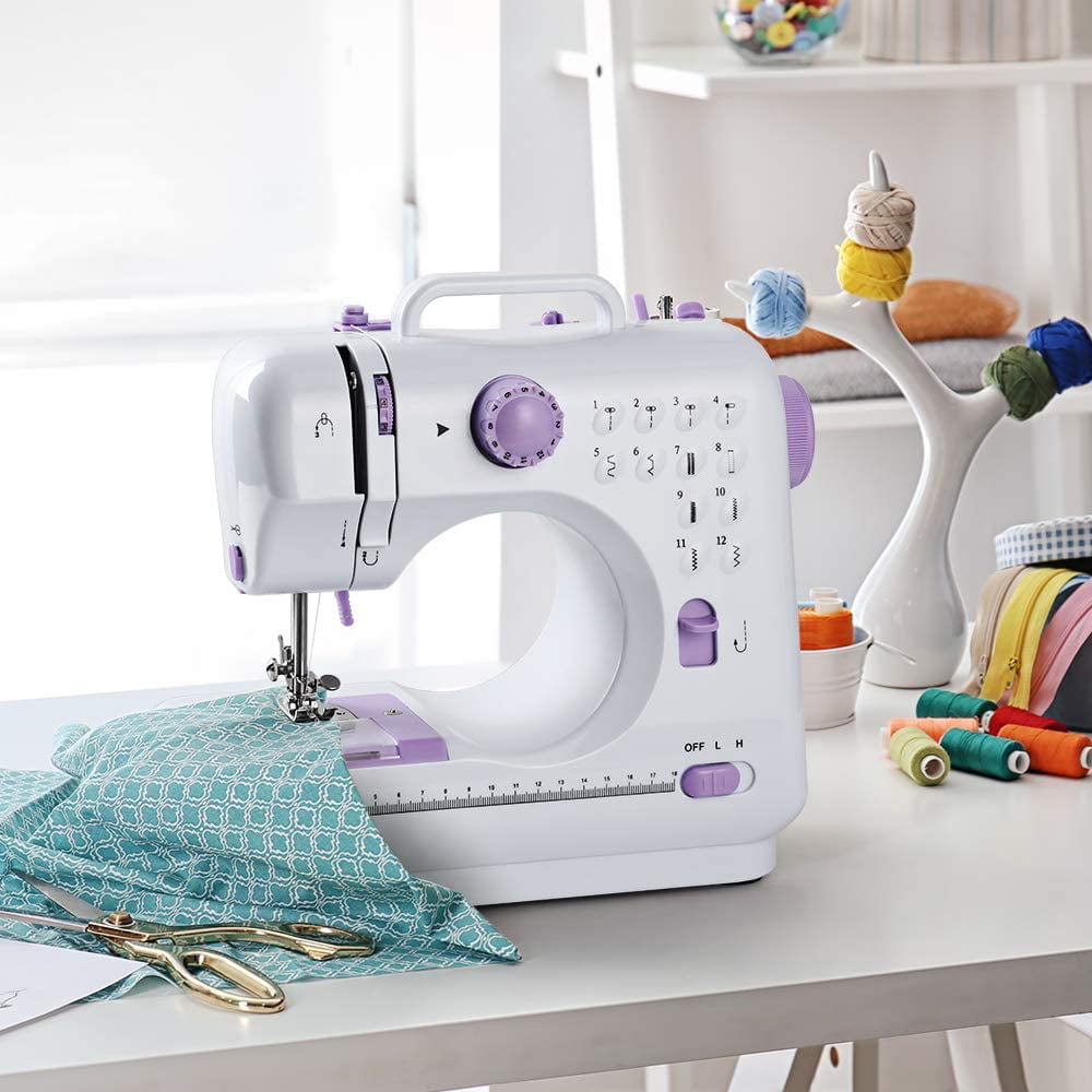 YouYeap 12 Stitches Sewing Machine Multi-Functional Mini Portable Sewing Machine