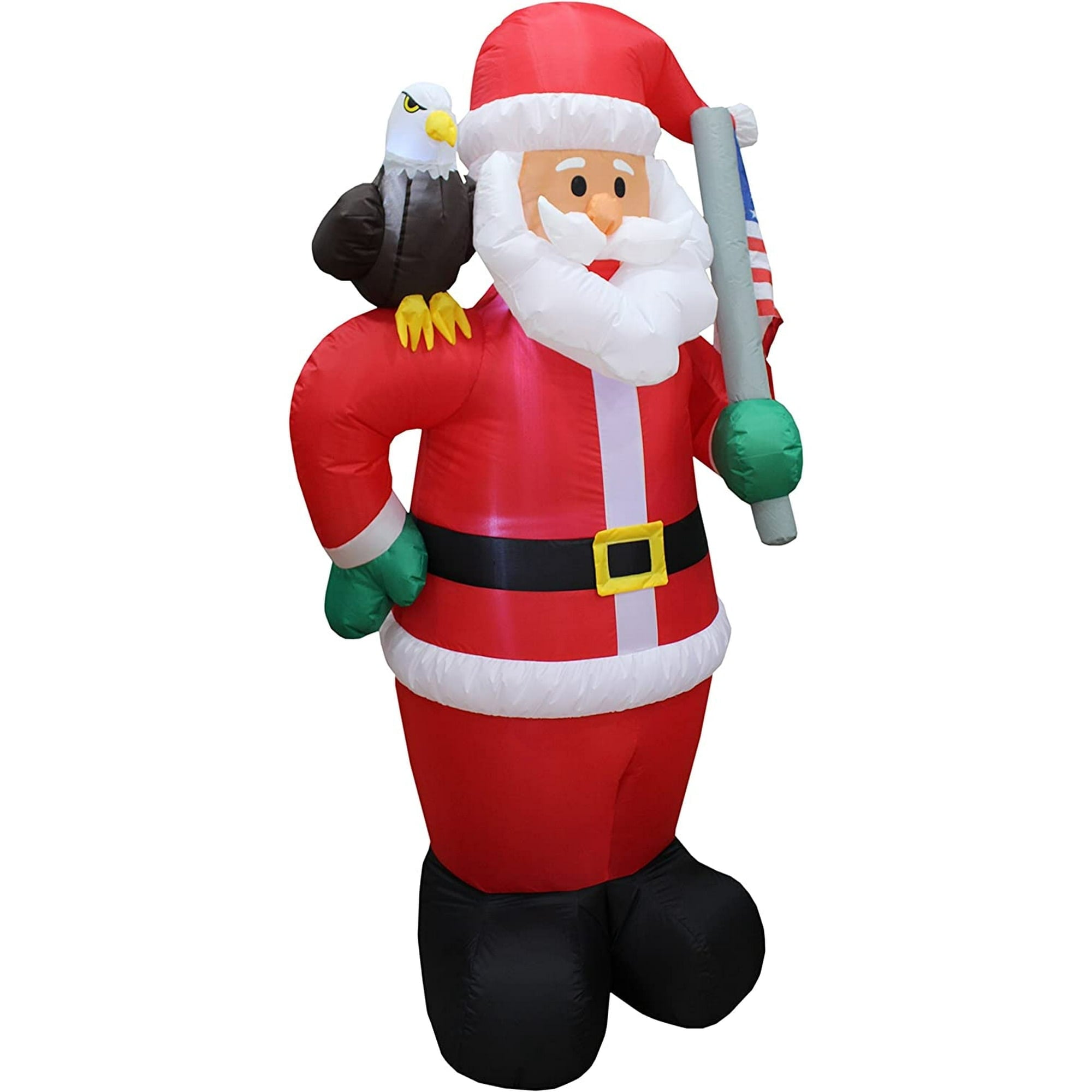 7 Foot Tall Lighted Christmas Inflatable Santa