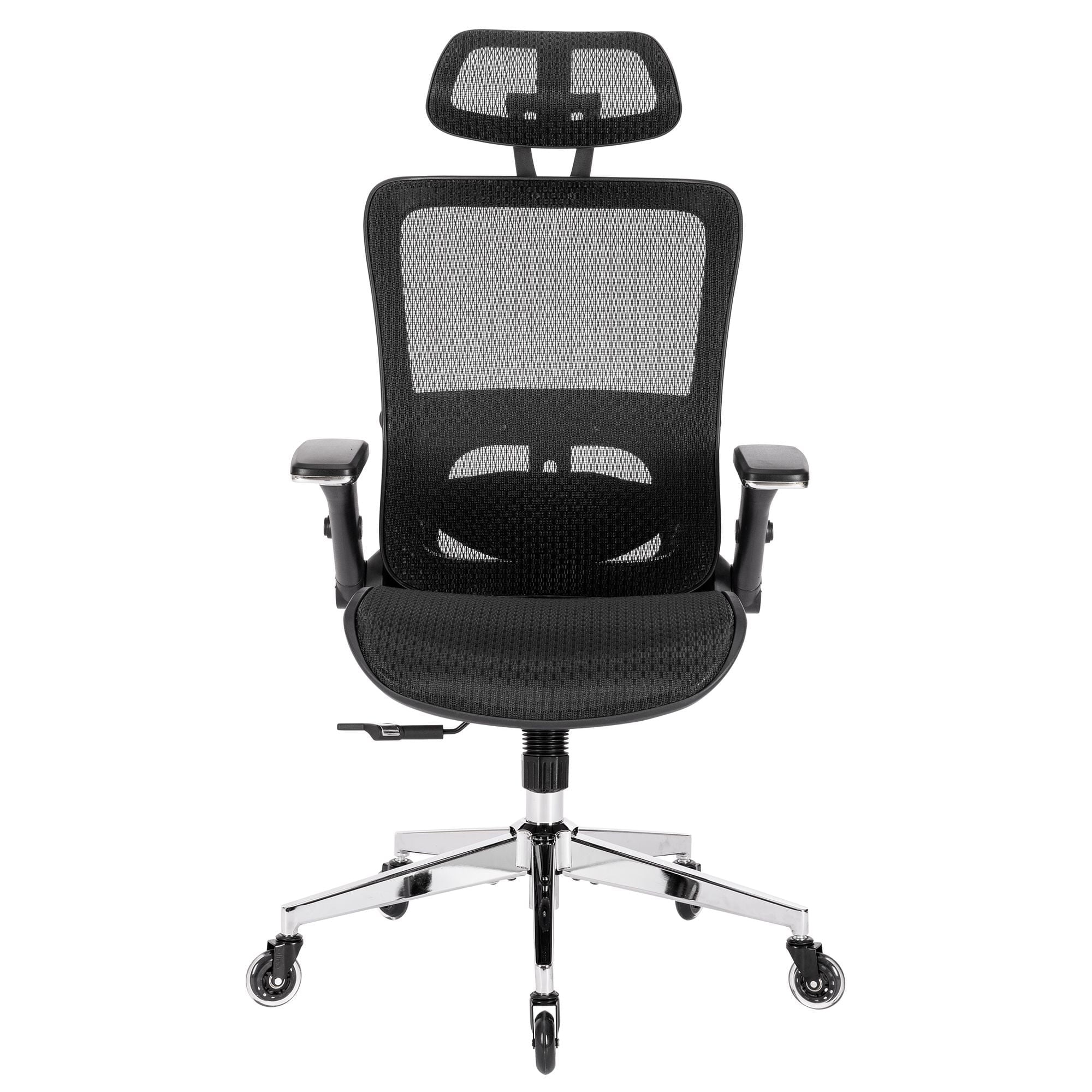 SUGIFT Ergonomic Mesh Office Chair, High Back - Adjustable Headrest with Flip-Up Arms