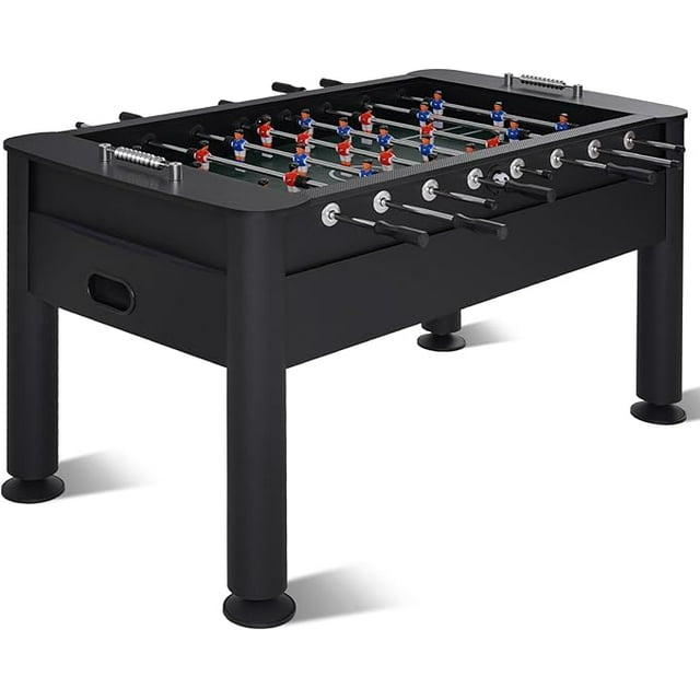 SUGIFT 58 Inch Full Size Foosball Table, Competition Arcade Soccer Game Table with Leg Levelers