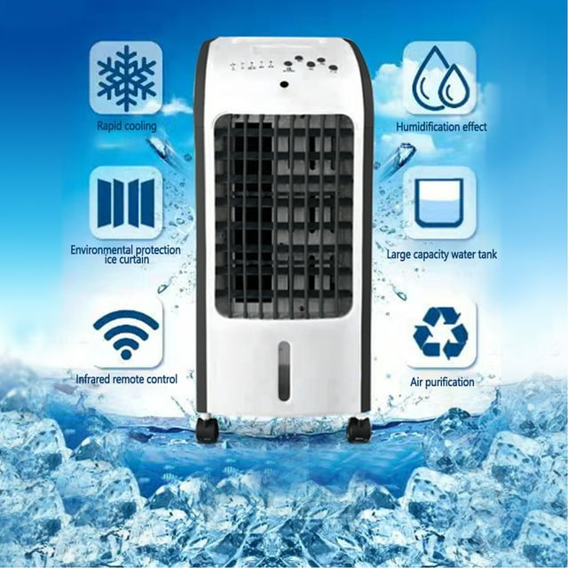 YouYeap New 3-IN-1 Evaporative Portable Air Cooler Fan & Humidifier with Remote Control