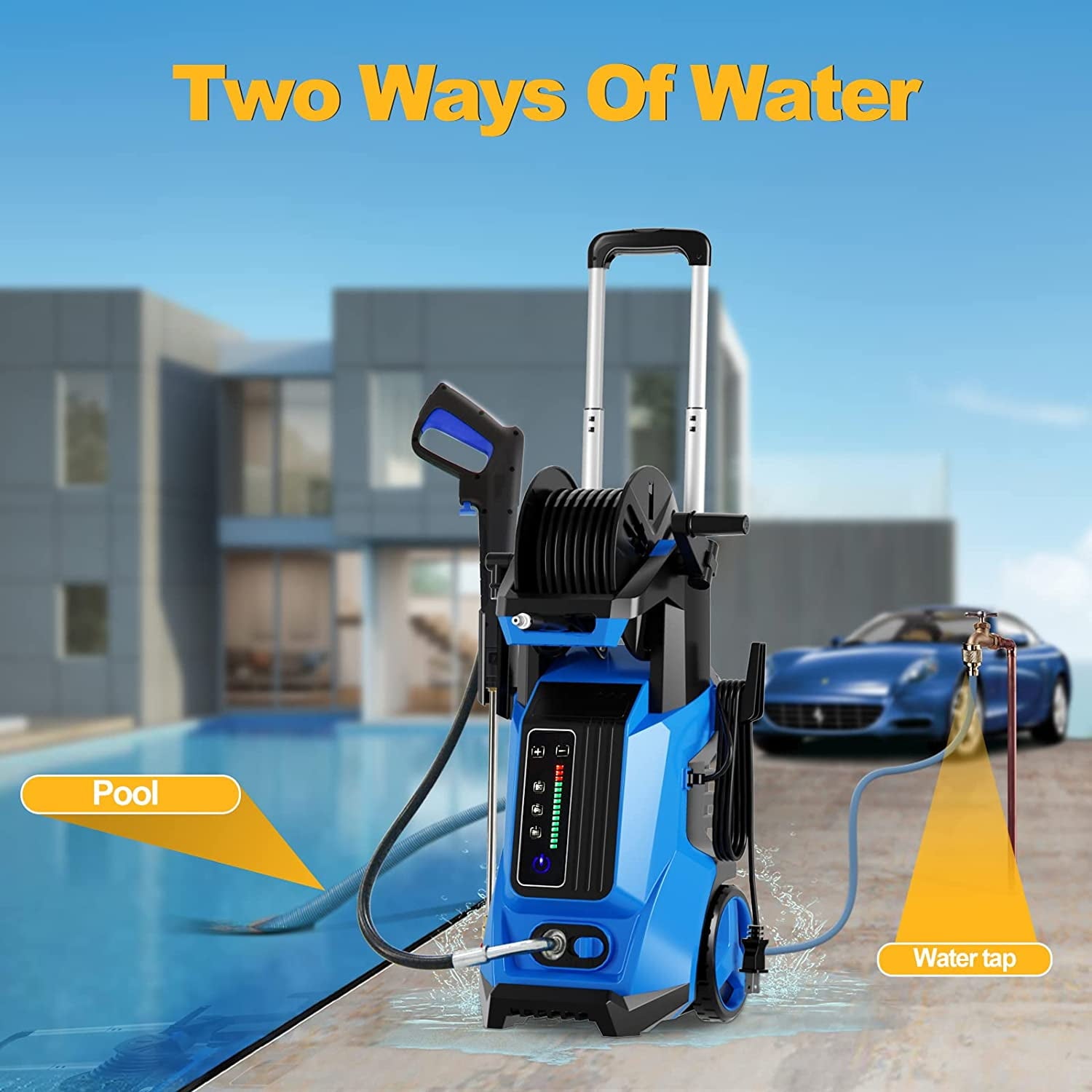 SUGIFT 3800 PSI at 2.8 GPM Electric Powered Pressure Washer