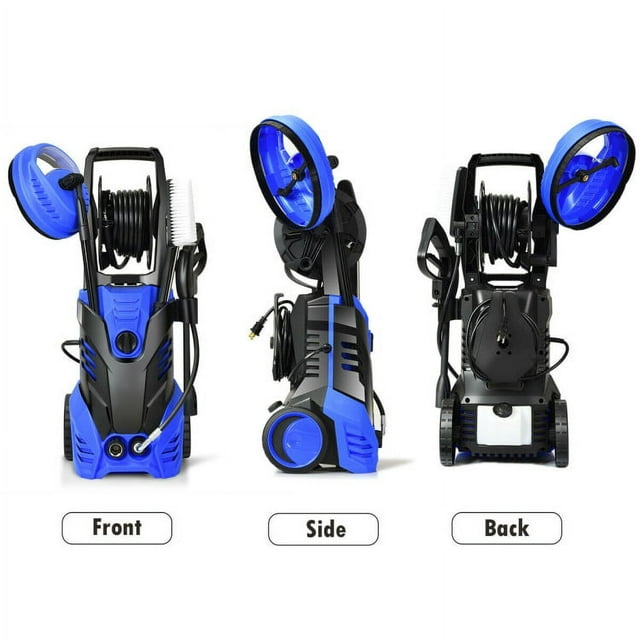 3000PSI Electric High Pressure Washer Machine 2 GPM 2200W w/ Deck Patio Cleaner Blue