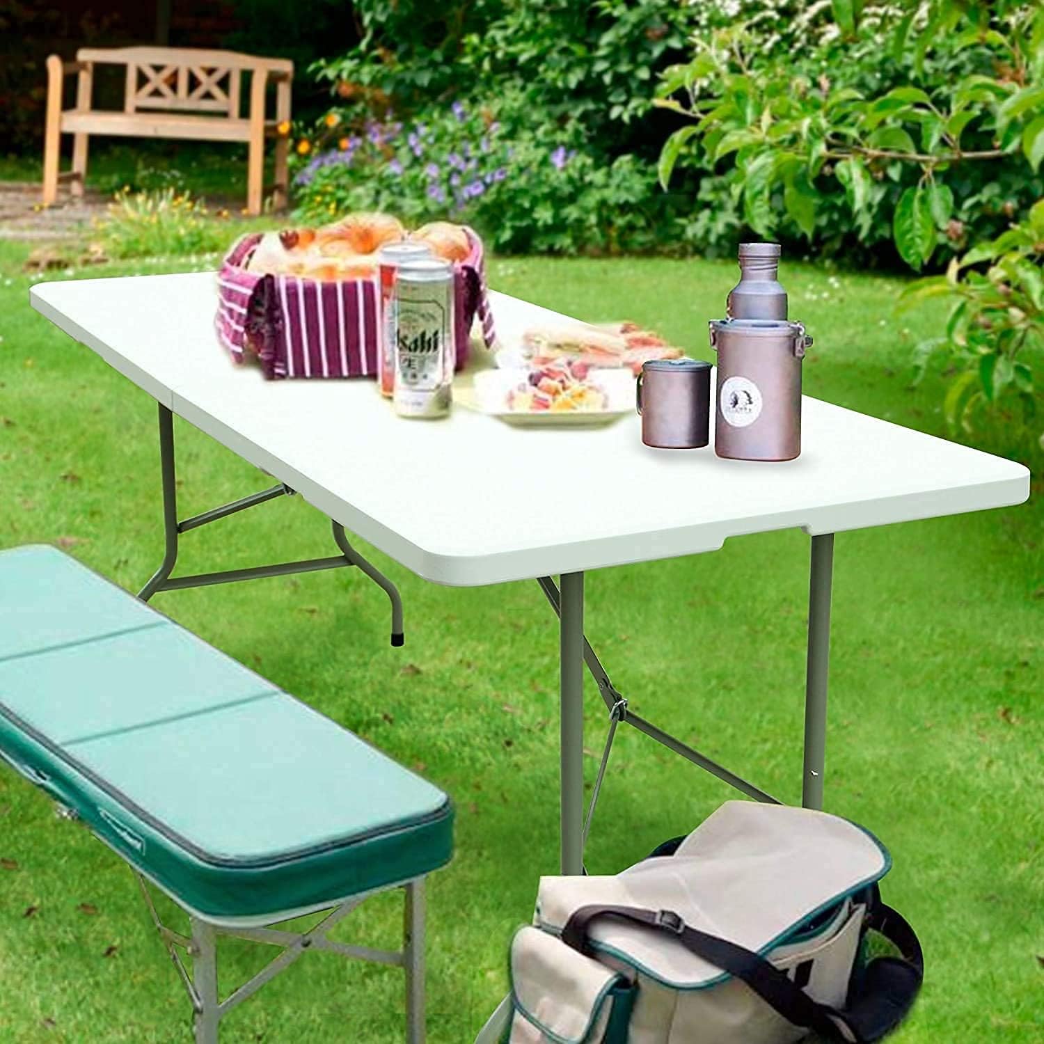 Folding Table Indoor Outdoor Folding Plastic Table