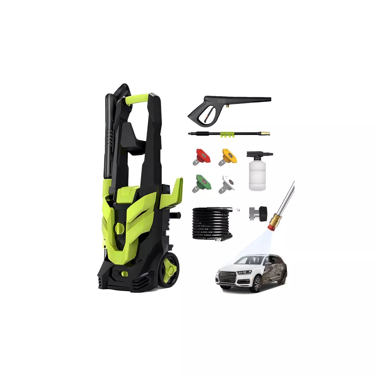 SUGIFT Electric Pressure Washer,3500PSI 2.4GPM Electric Power Washer Cleaner