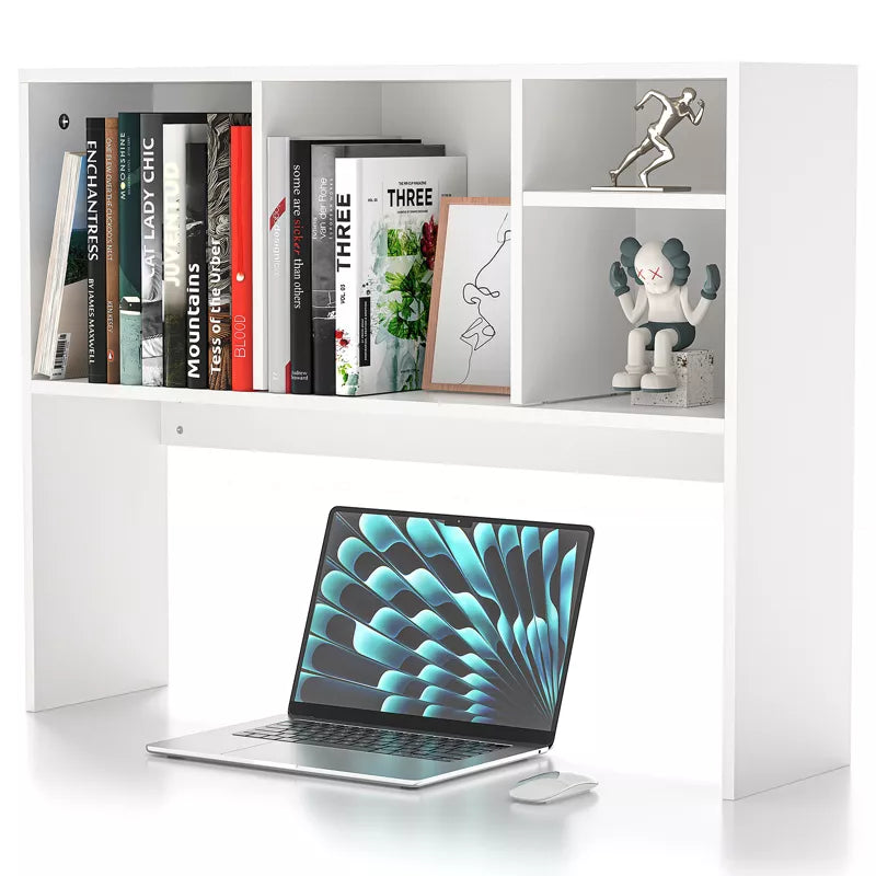 Computer Desktop Bookcase Countertop Storage Bookshelf Organizer