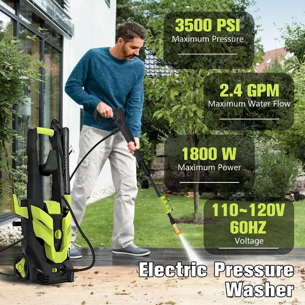 SUGIFT Electric Pressure Washer,3500PSI 2.4GPM Electric Power Washer Cleaner