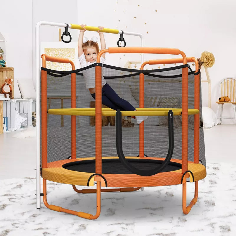 SUGIFT Kids 3 in 1 Game Trampoline