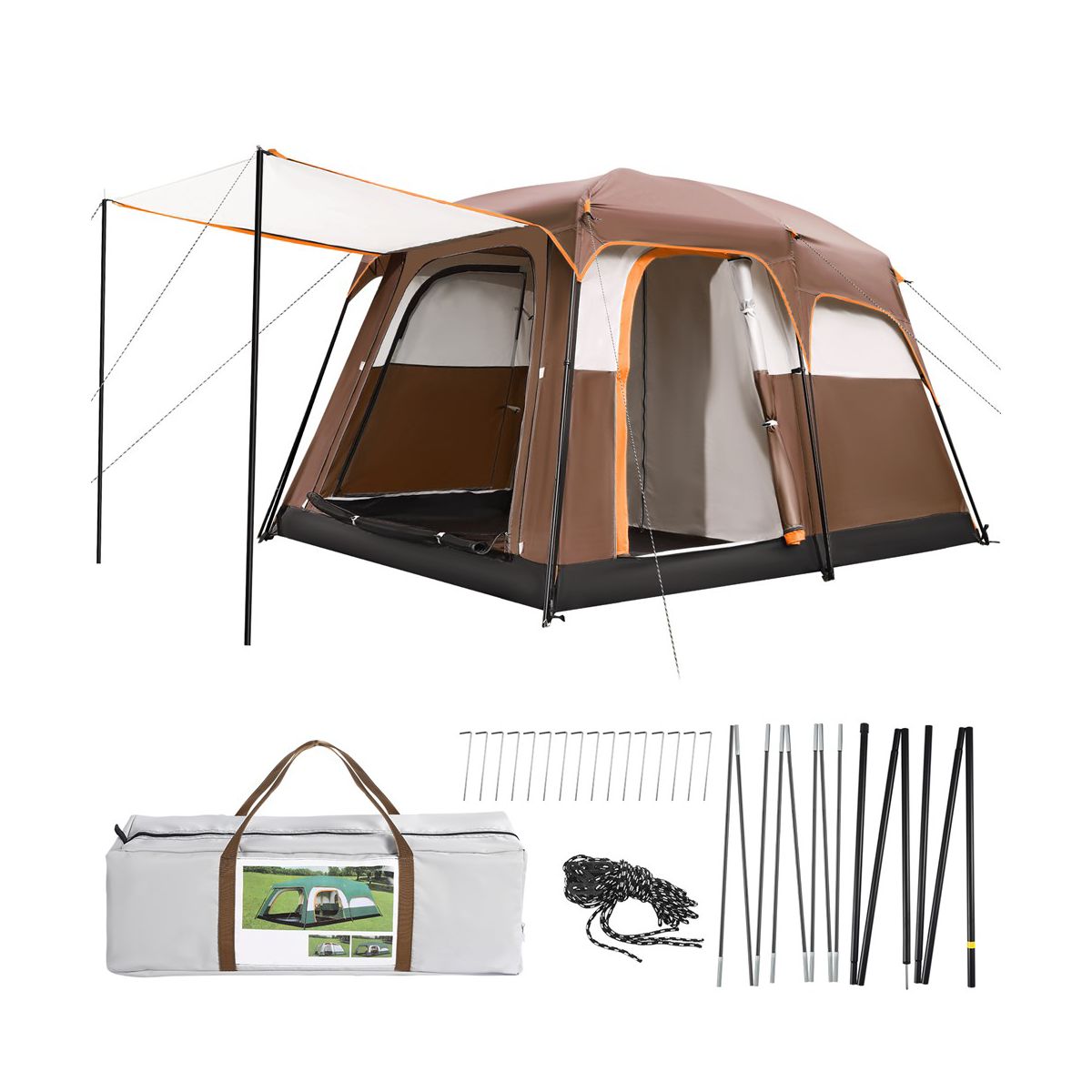 SUGIFT 6-Person Family Camping Tent