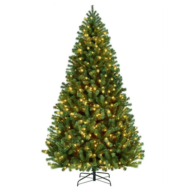 SUGIFT 6ft Pre-lit Christmas Tree with 250 Warm Lights, Green