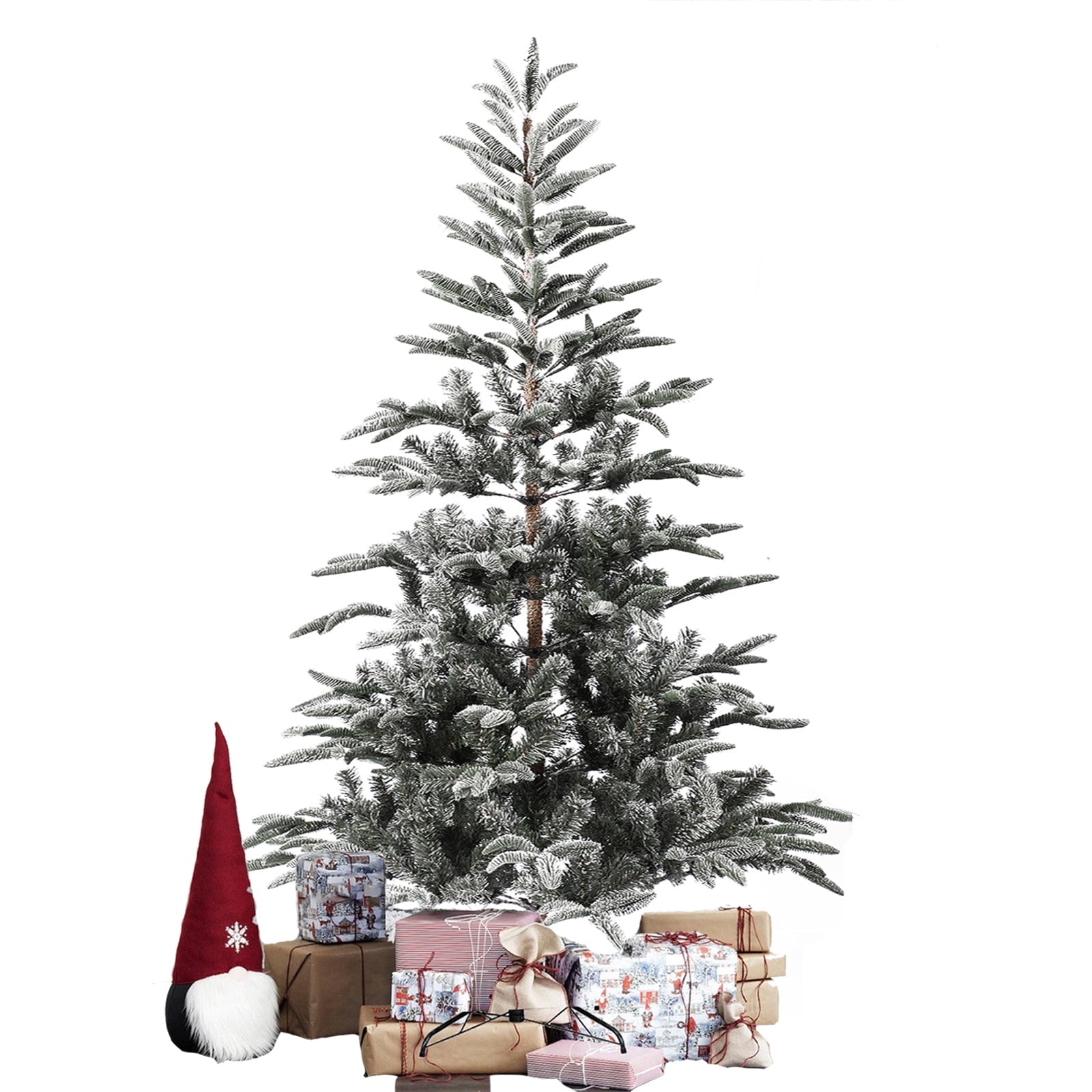 SUGIFT 7 FT Fir Artificial Christmas Tree Unlit, Green