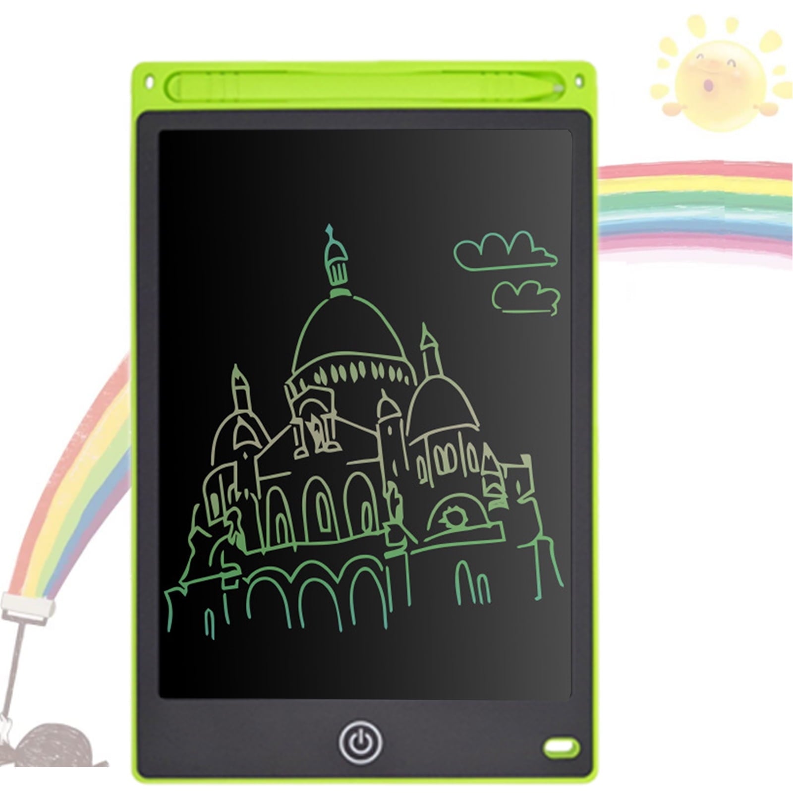 SUGIFT LCD Writing Tablet 10 Inch Drawing Pad Electronic Graphics Tablet Led Writing Tablet Kids Doodle Board Gifts for Kids and Adults Green