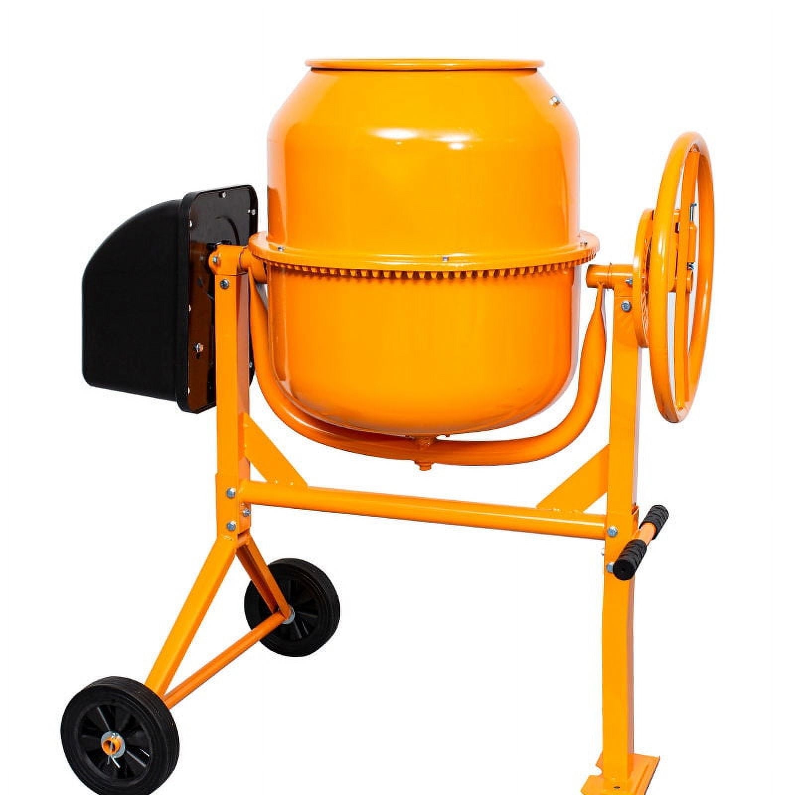 SUGIFT New Upgrades Cement Mixer, Electric Concrete Mixer 5.0 cu ft 2/3 HP