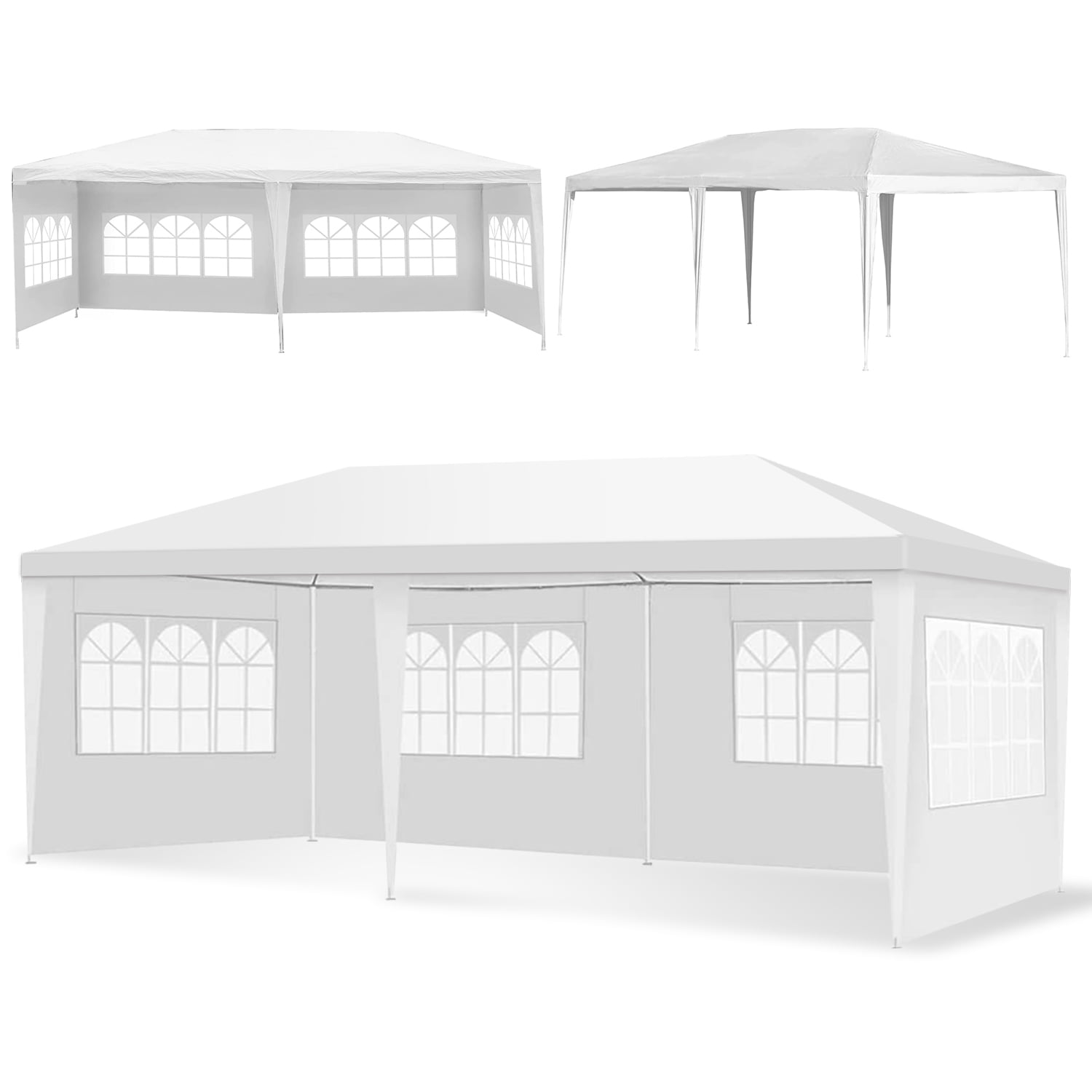 SUGIFT Party Tent 10inx20in, Canopy Outdoor Tents for Wedding, Camping, Events Shelter