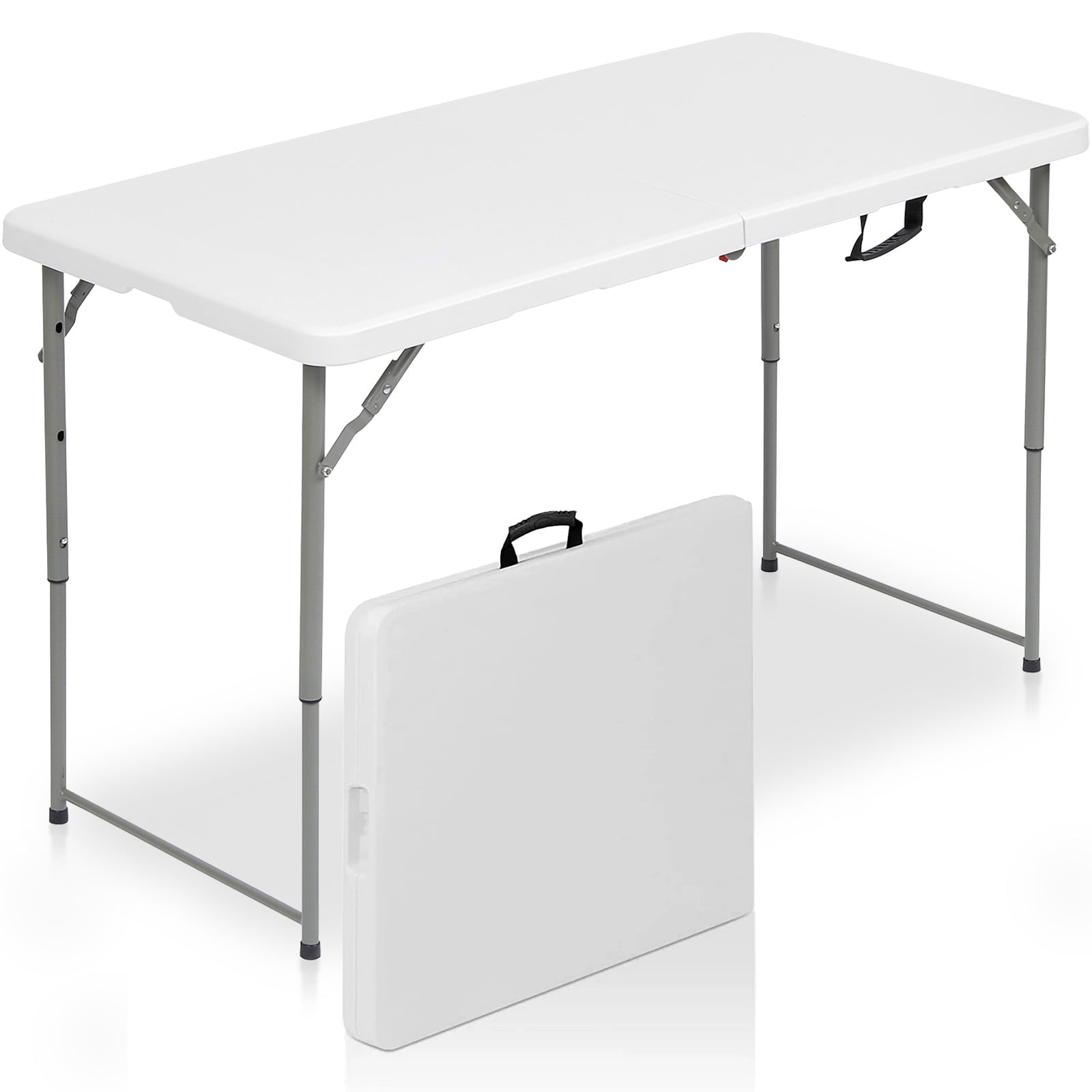 YouYeap 4 Foot Folding Table White