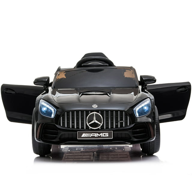 YouYeap Mercedes Benz 12V Electric Kids Ride On Car w/ Parent Remote Control, LED Lights, Black