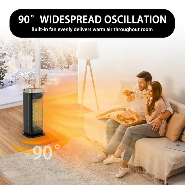 Vebreda New Space Heater, 1500W Fast Heating Heater for Indoor Use