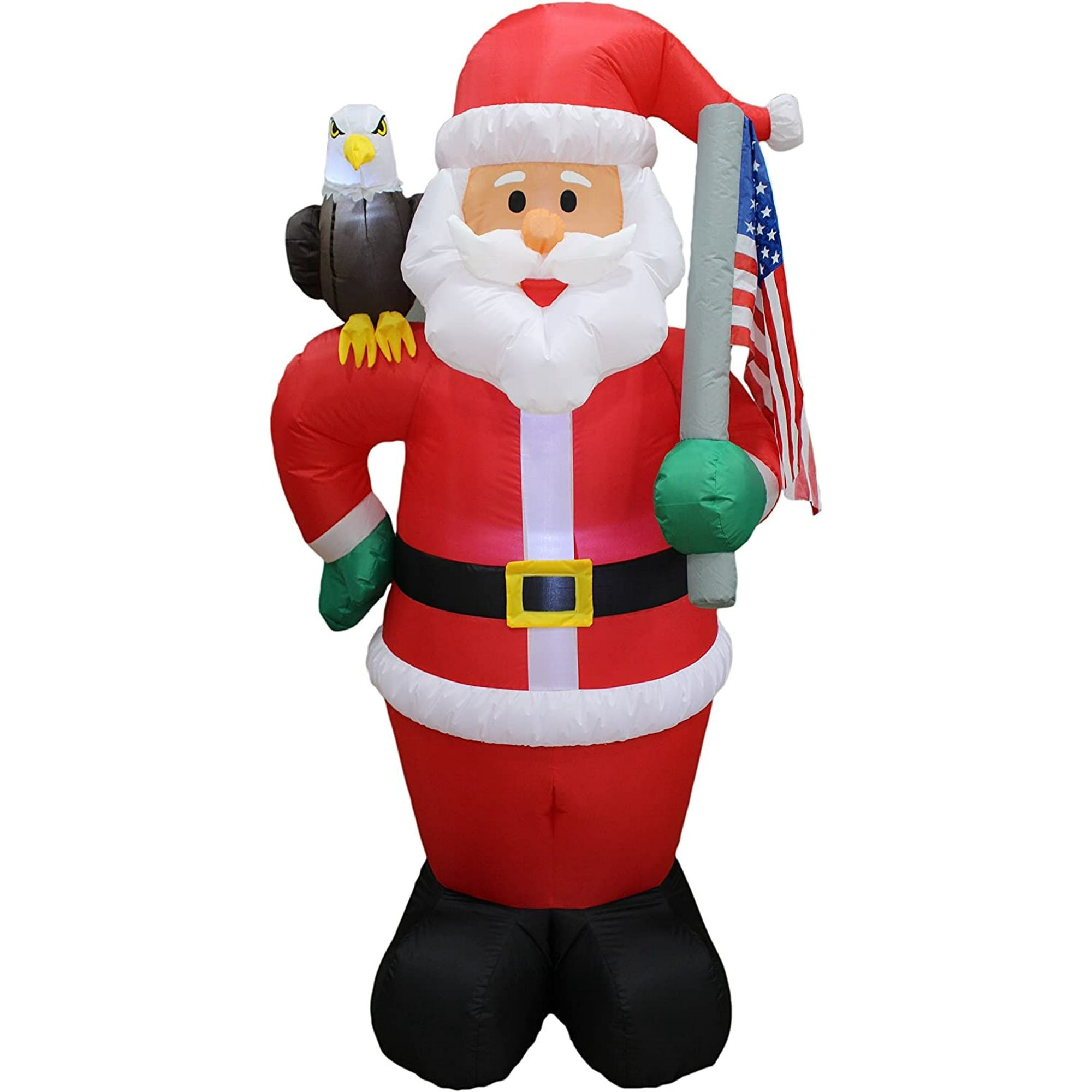 7 Foot Tall Lighted Christmas Inflatable Santa