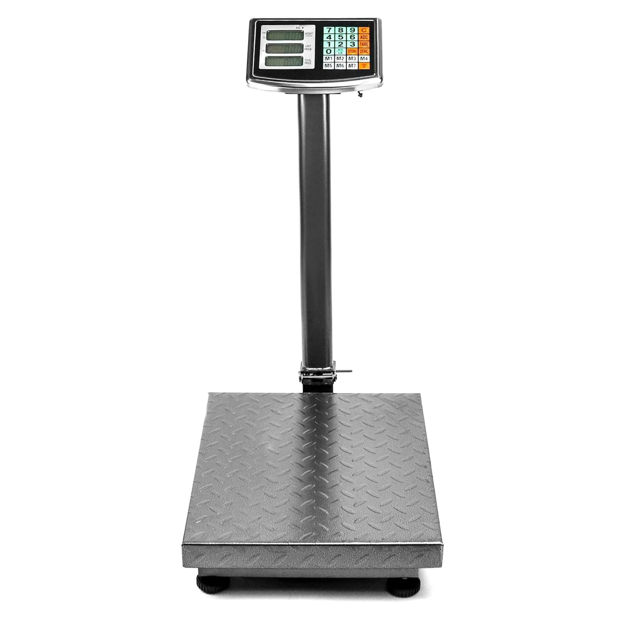 SUGIFT Foldable 660 lbs Weight Computing Postal Scale Floor Platform Digital Scale LCD Display