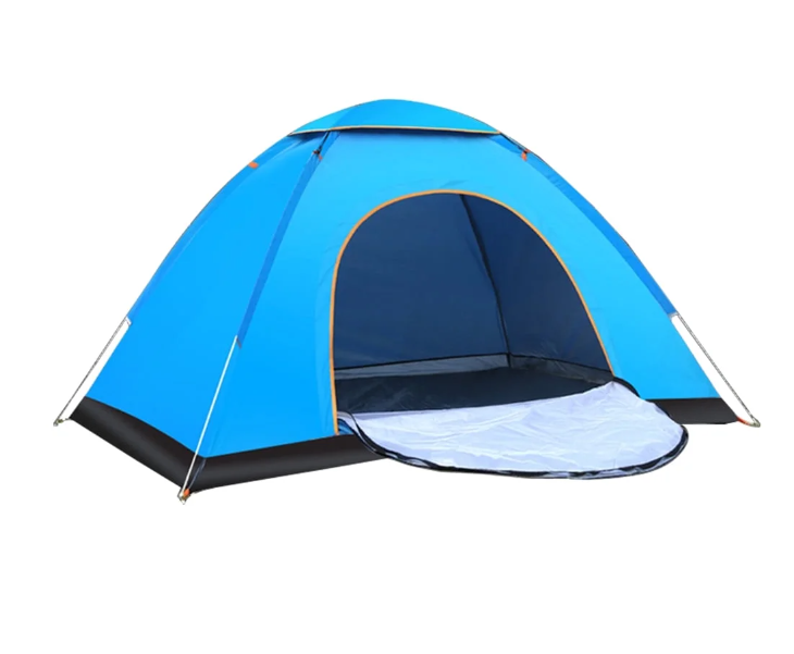 Harigal Camping Tent 2 Person Automatic Pop Up Instant Tent Waterproof Windproof Portable Blue