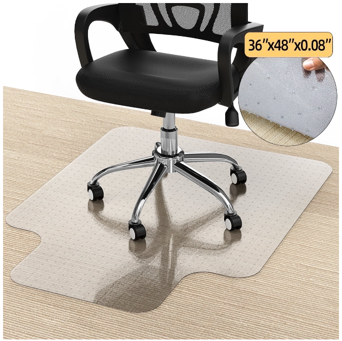 Harigal Office Chair Mat for Carpet, Carpet Protector Mat, Sturdy Carpet Chair Mat with Studs for Office, Home and Gaming Floor