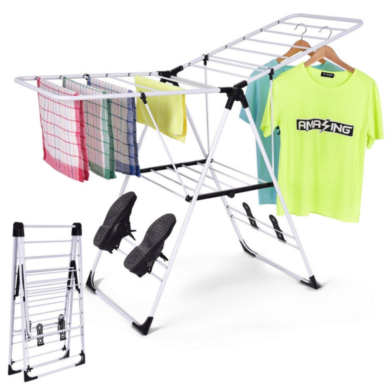 SUGIFT Portable Laundry Clothes Storage Drying Rack