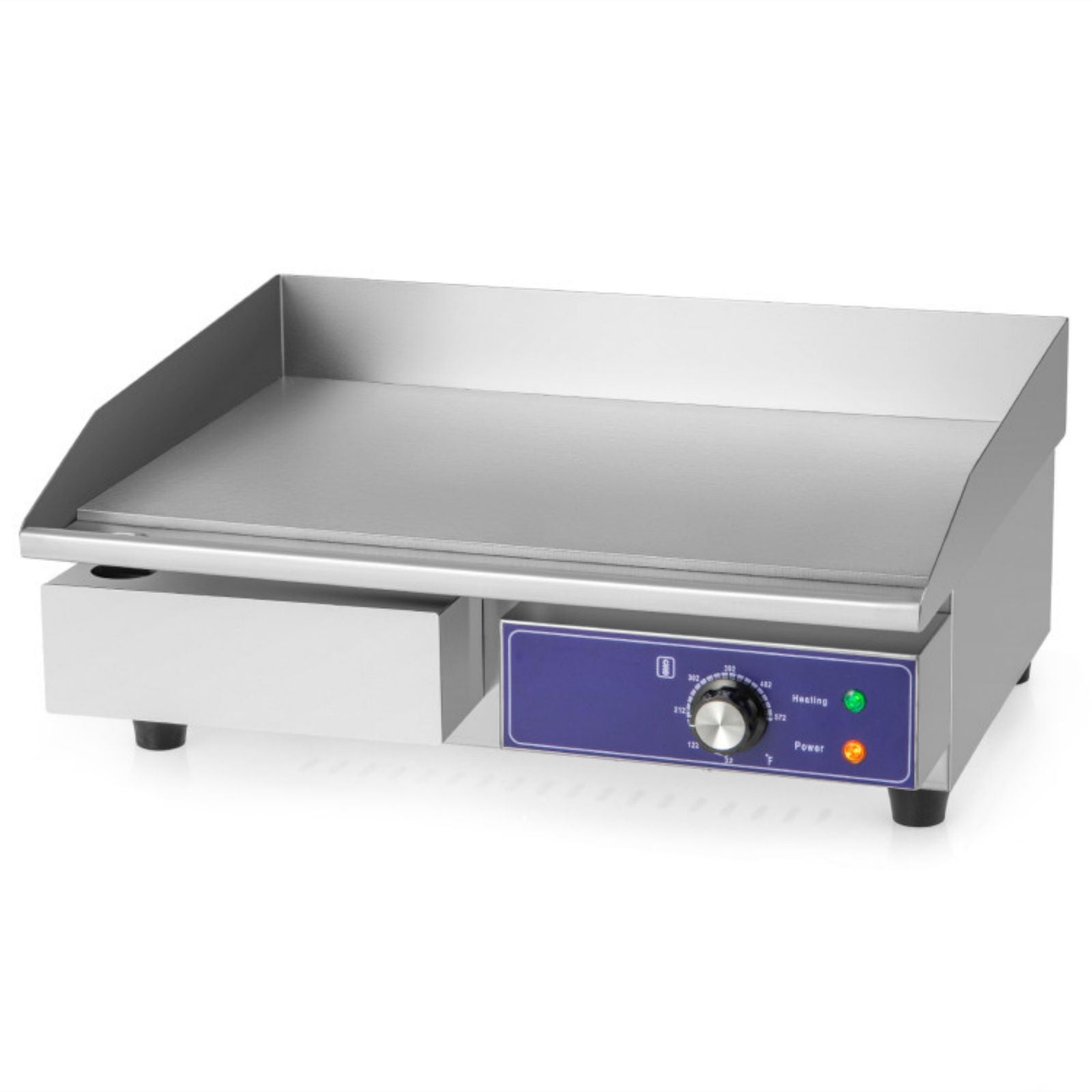 SUGIFT Commercial Electric Griddle with 122¨H-572¨H Adjustable Temperature Control-Silver