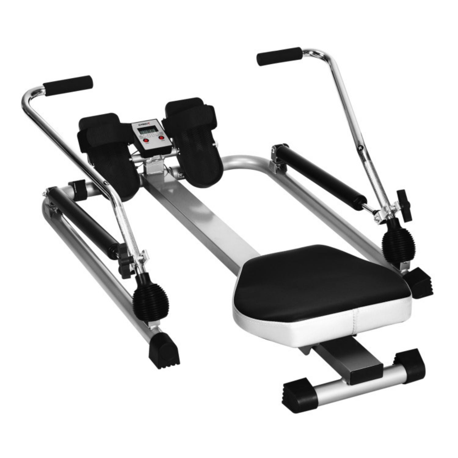 SUGIFT Exercise Adjustable Double Hydraulic Resistance Rowing Machine