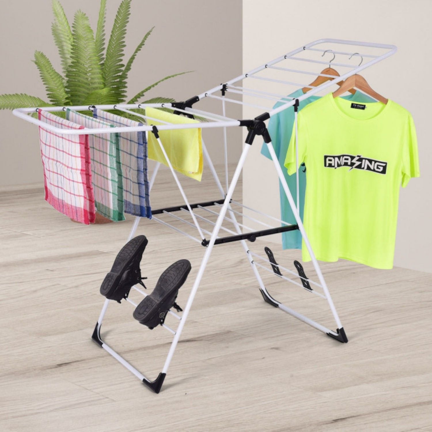 SUGIFT Portable Laundry Clothes Storage Drying Rack