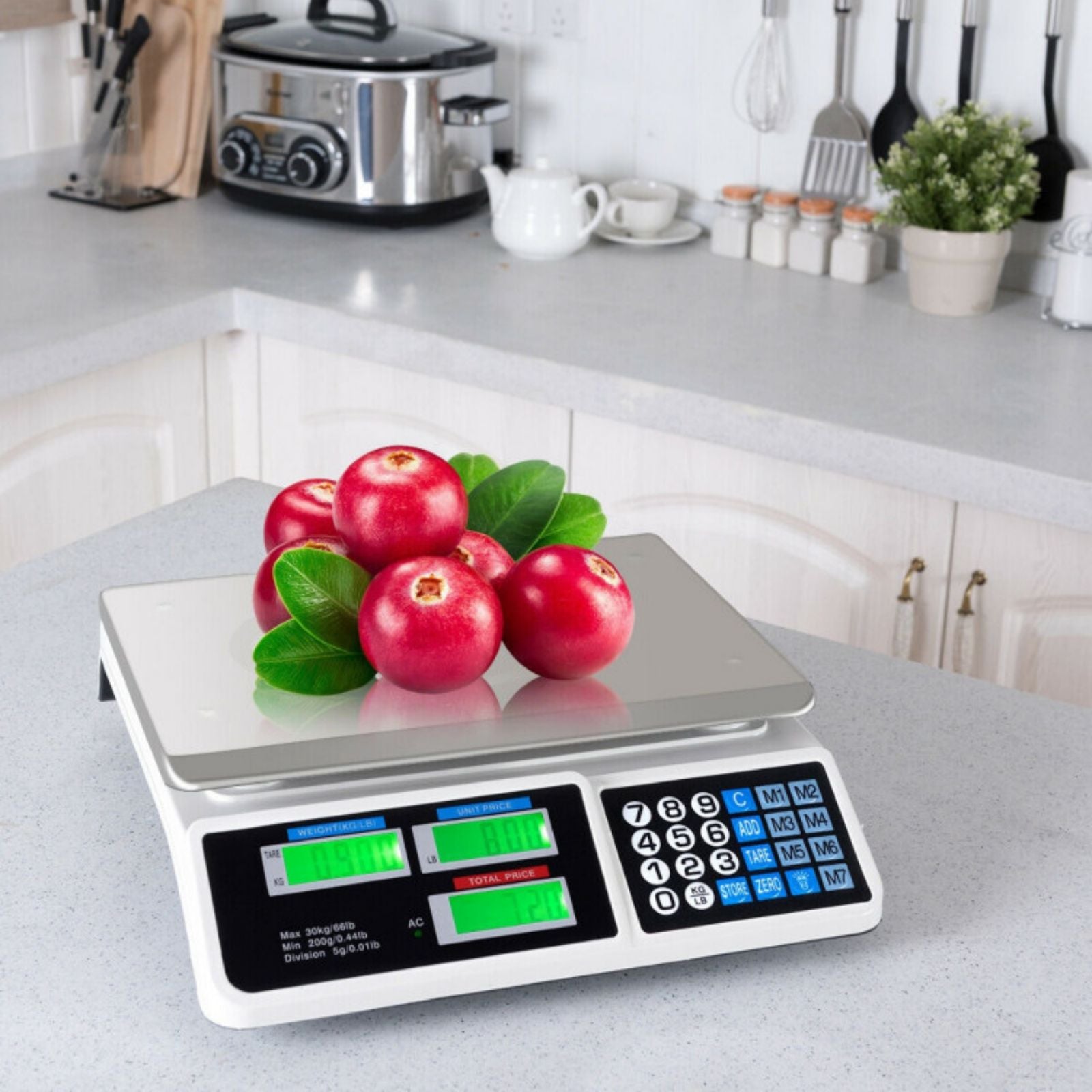 SUGIFT 66 lbs Digital Weight Food Count Scale for Commercial