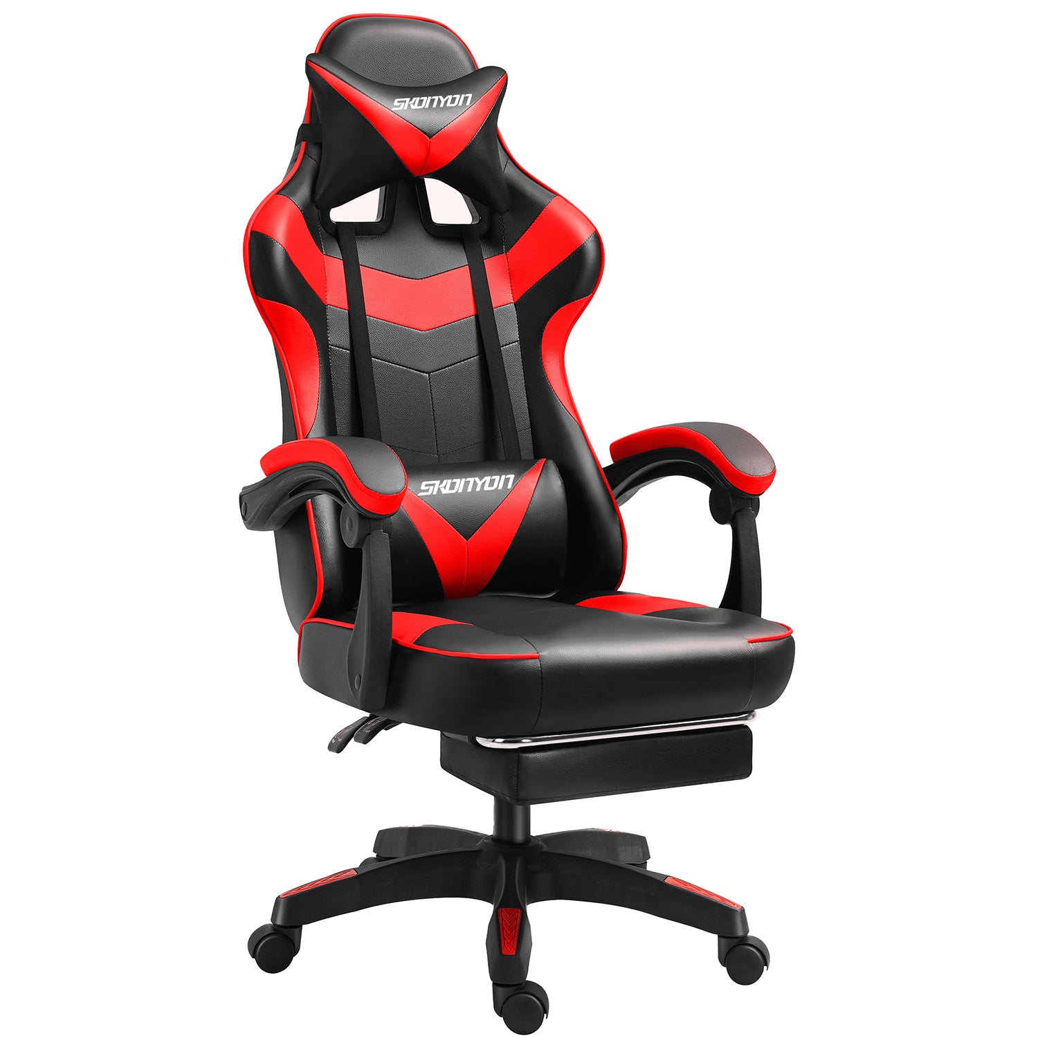 SKONYON Gaming Chair Racing Style Gaming Reclining Ergonomic