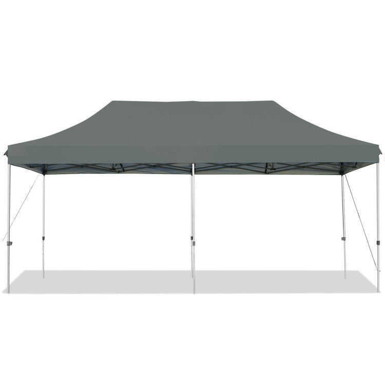 12 ft. x 12 ft. Gray Heavy-Duty Patio Canopy