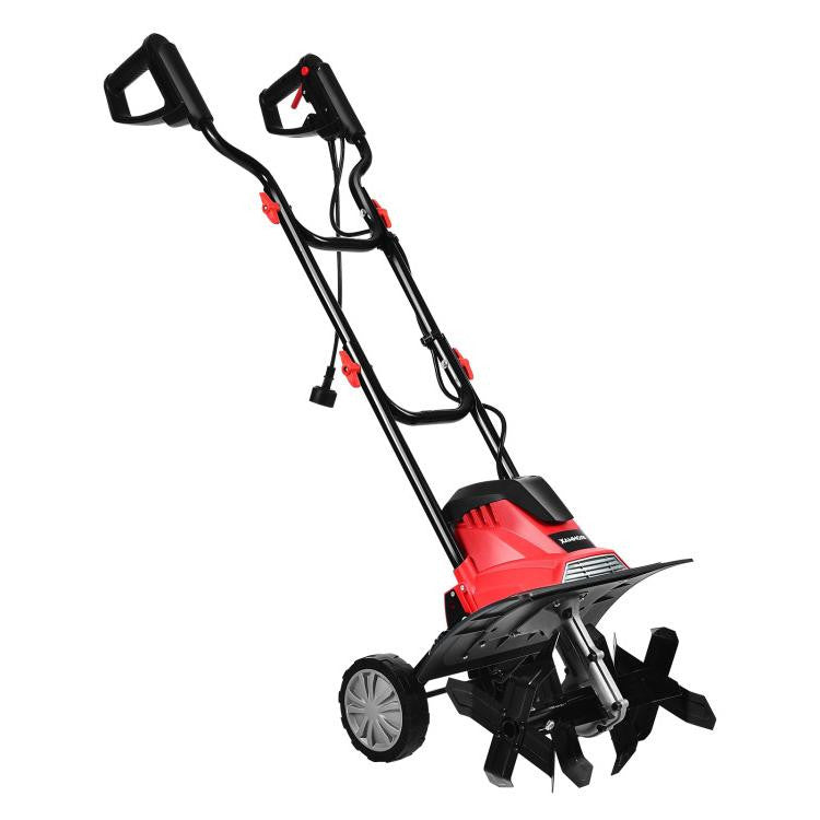 SUGIFT Corded Electric Tiller and Cultivator 9-Inch Tilling Depth