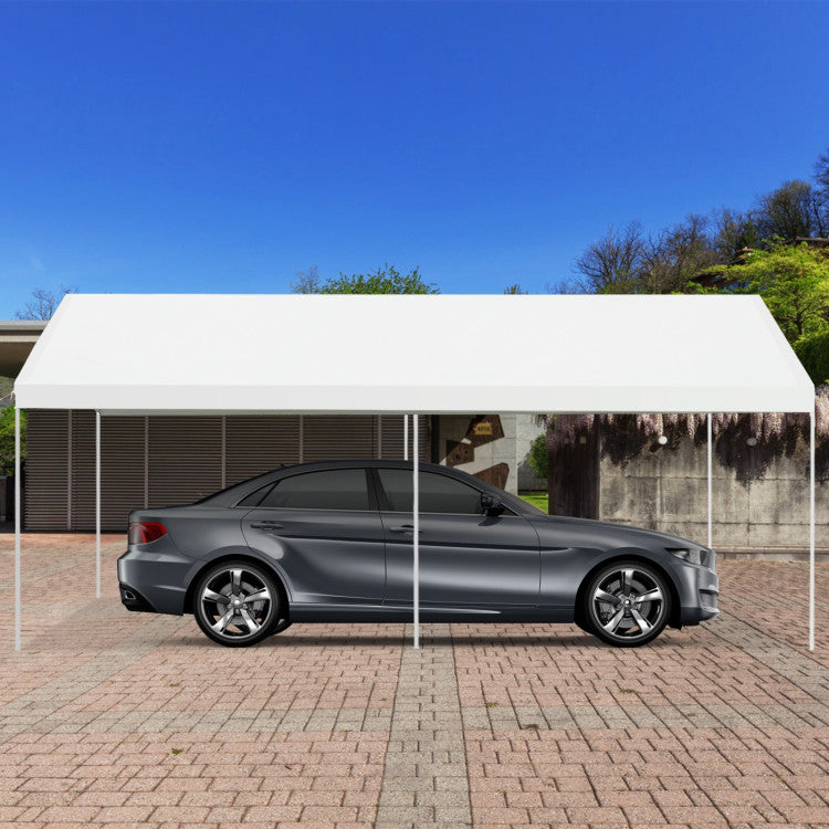 20 ft. x 10 ft. Steel Frame Canopy Portable Carport Canopy