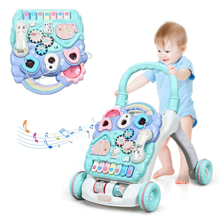 SUGIFT Baby Sit-to-Stand Learning Walker Toddler Musical Toy