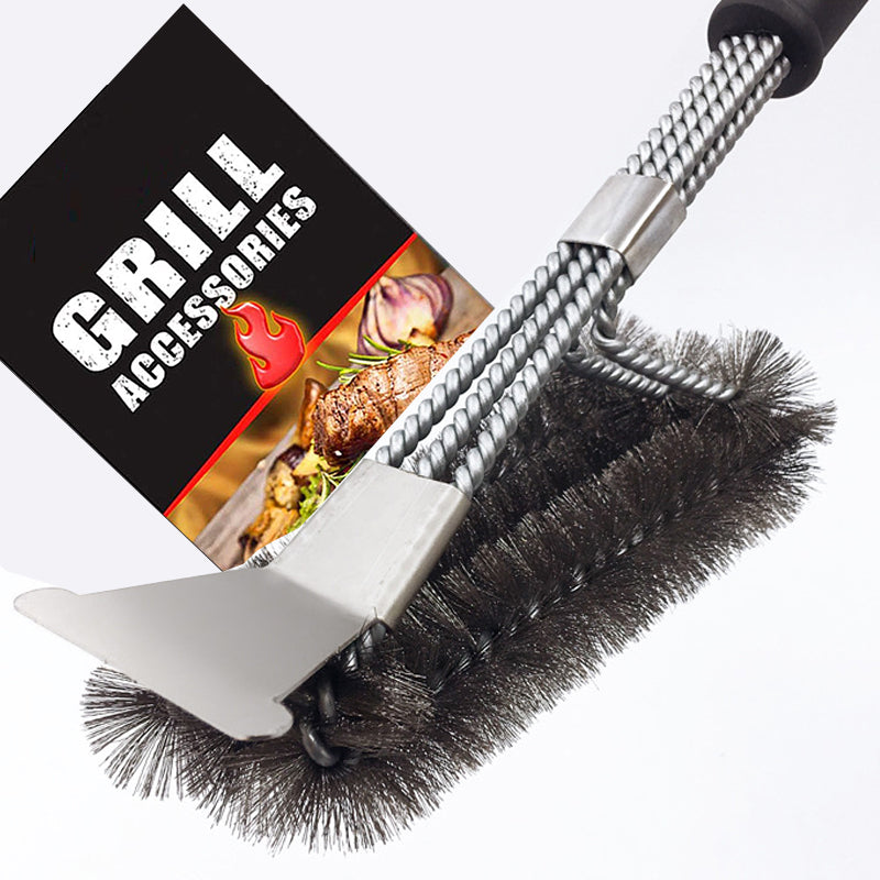 Barbecue Accessorie Grill BBQ Brush Stainless Steel Wire Bristles