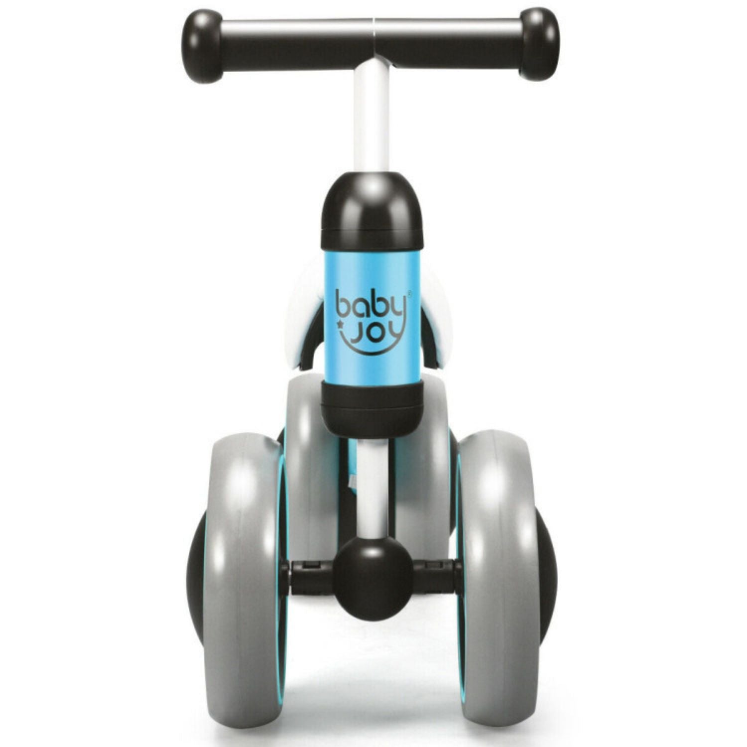 SUGIFT 4 Wheels No-Pedal Baby Balance Bike-Blue