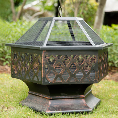 SUGIFT IRON FIRE PIT OUTDOOR