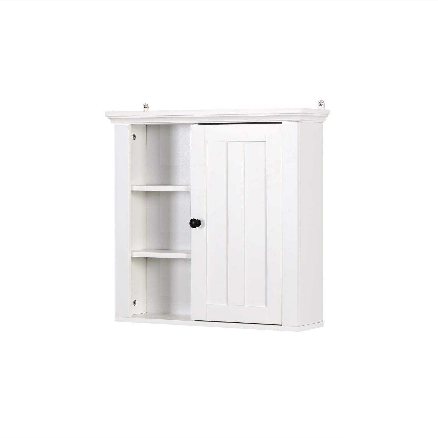 SUGIFT Bathroom Wooden Wall Cabinet with a Door 20.86x5.71x20 inch