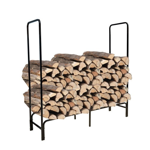 SUGIFT Firewood storage rack with cover with water-proof cover Log Rack