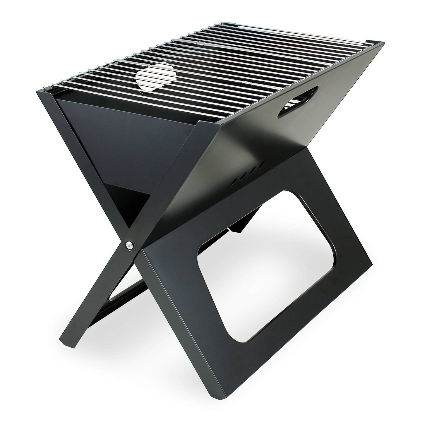 SUGIFT Portable Charcoal Grill in Black