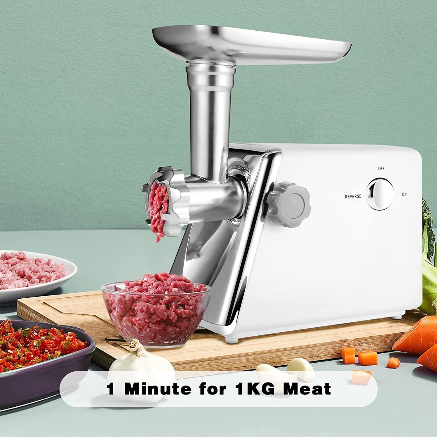 SUGIFT Simple Deluxe Electric Meat Grinder, Heavy Duty Meat Mincer, Food Grinder with Sausage & Kubbe Kit