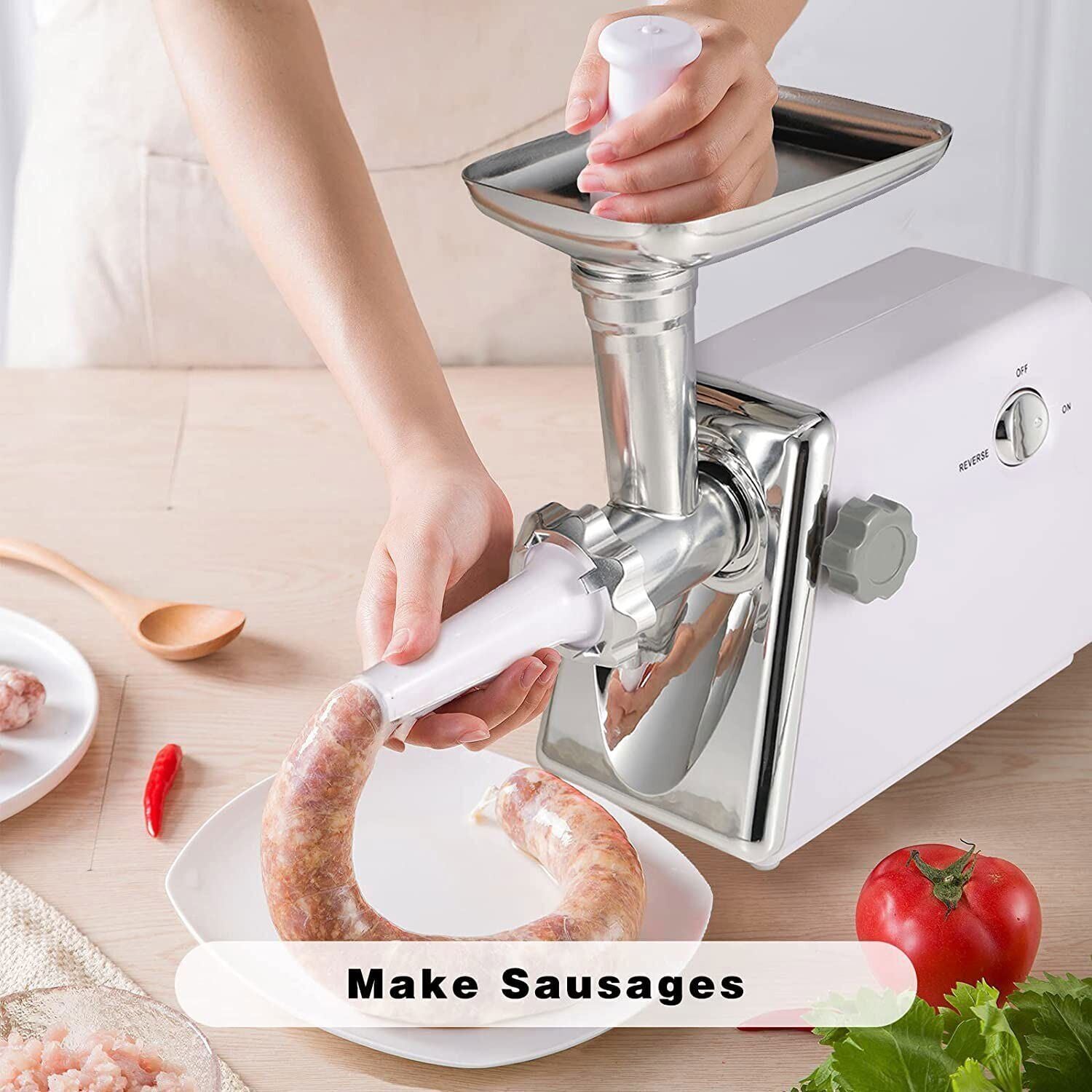 SUGIFT Simple Deluxe Electric Meat Grinder, Heavy Duty Meat Mincer, Food Grinder with Sausage & Kubbe Kit