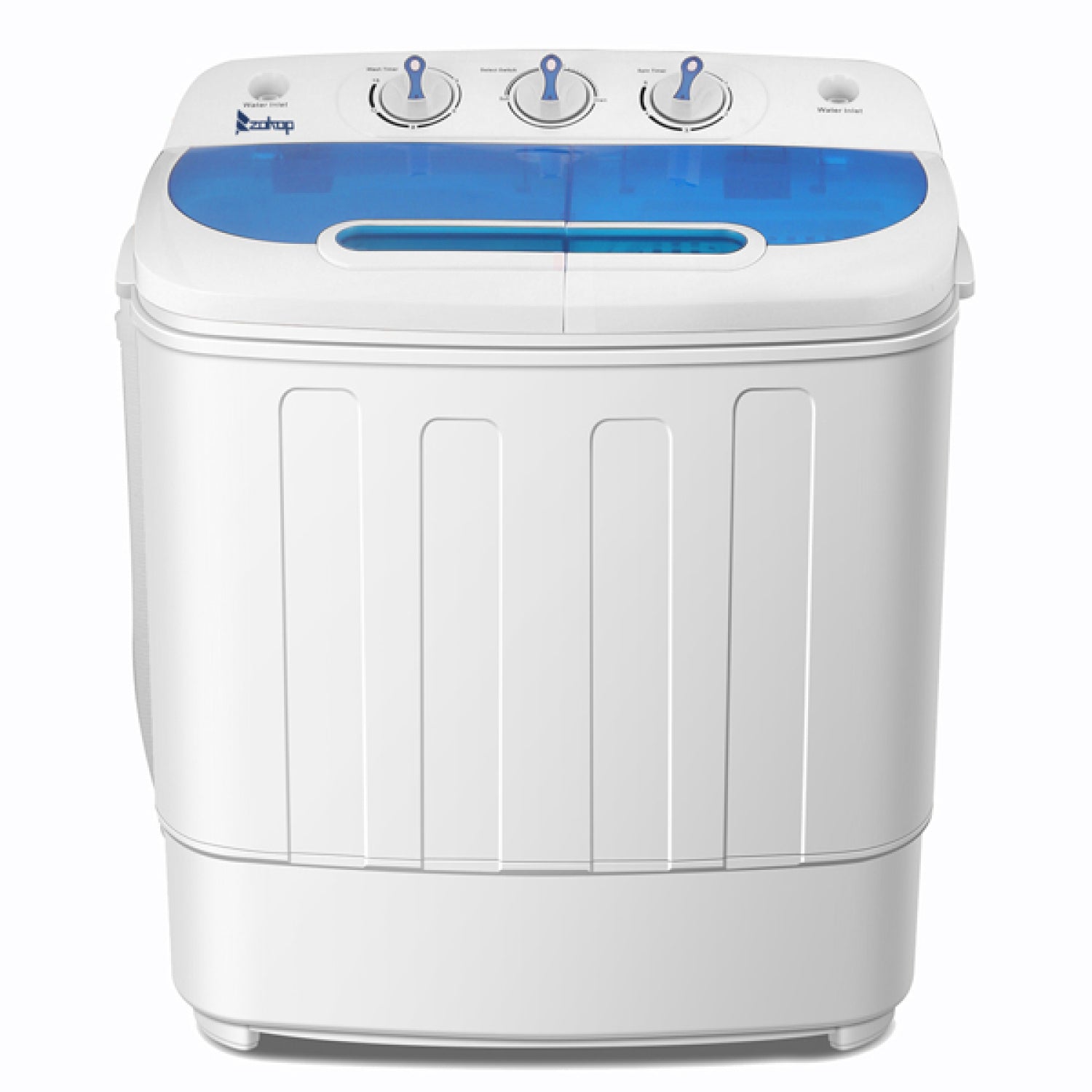 SUGIFT Portable Washing Machine 13lbs Twin Tub Compact Semi-automatic with Drain Pump Washer Spinner Combo