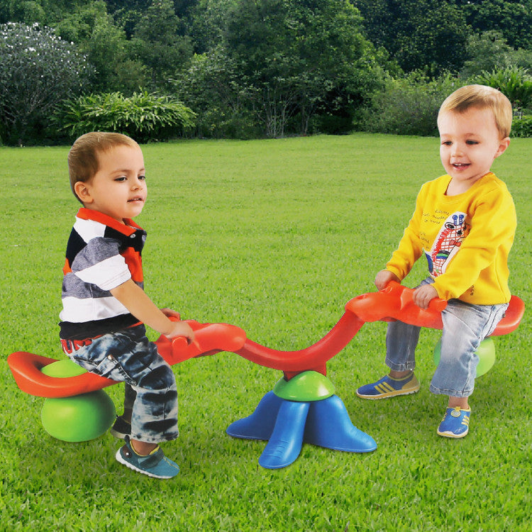 SUGIFT Kid's Seesaw 360 Degree Spinning Teeter