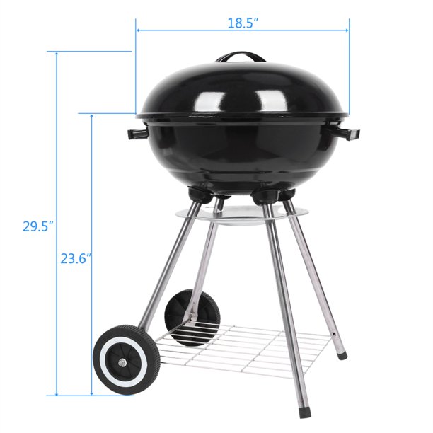 SUGIFT Portable Grill 18inOutdoor BBQ Grill Charcoal Grill