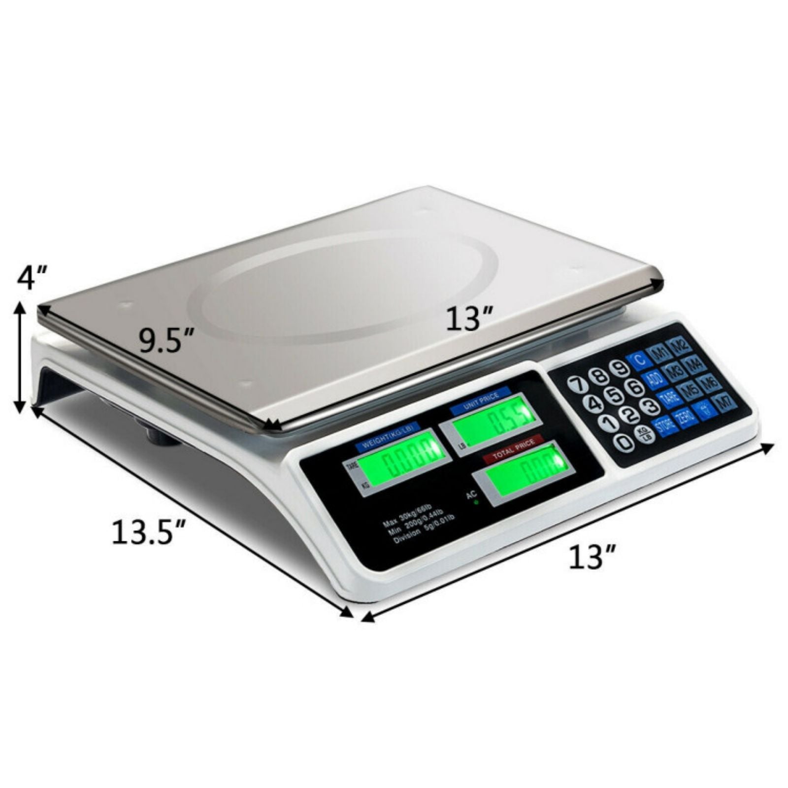 SUGIFT 66 lbs Digital Weight Food Count Scale for Commercial